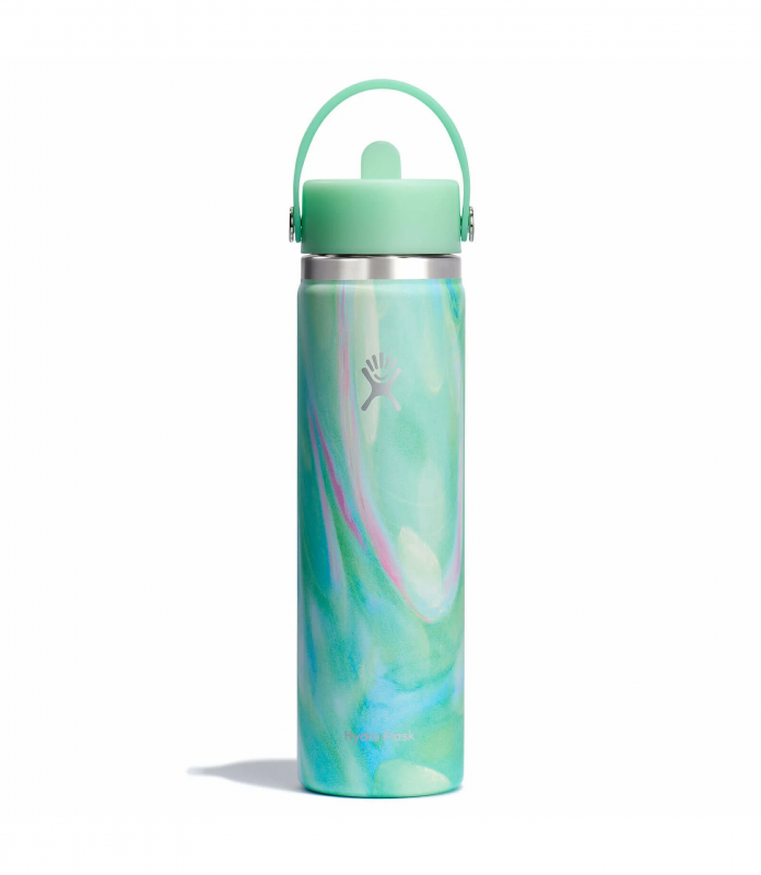 24 oz Wide Mouth with Flex Straw Cap-JELLY GREEN ( LIMITED EDITION  )