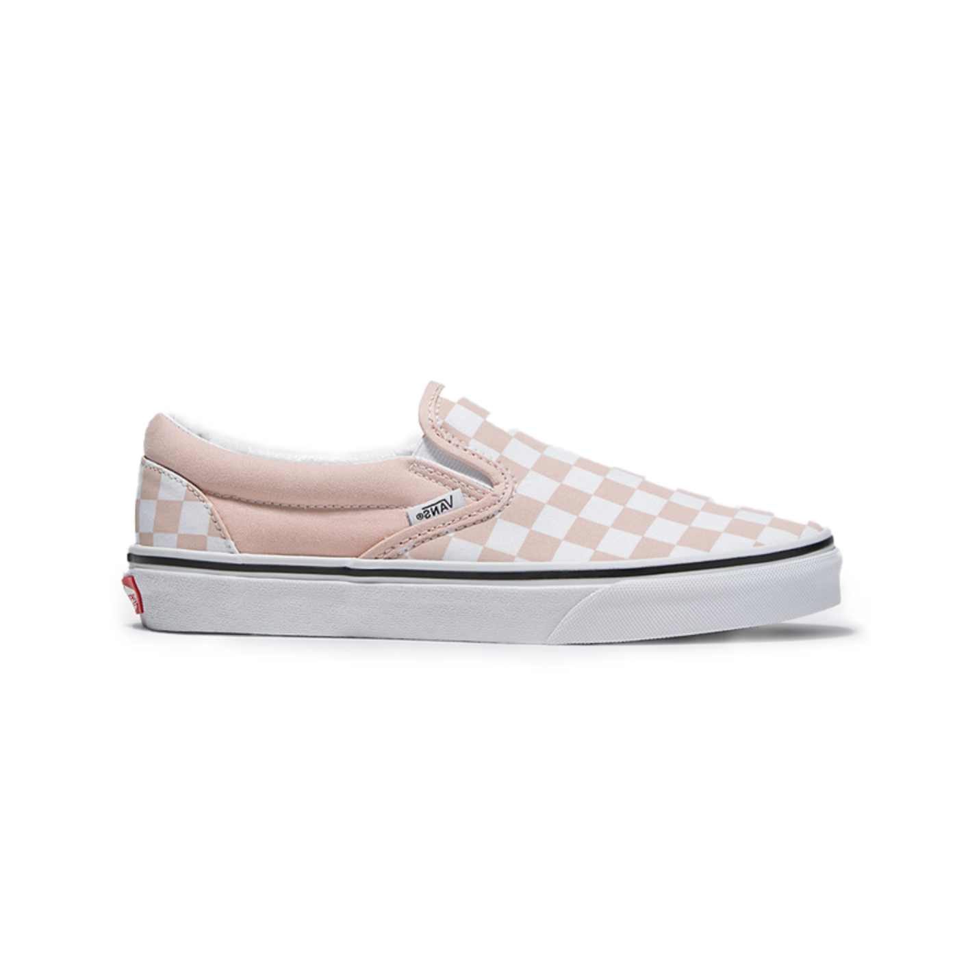 W Classic Slip-On Footwear CHECKERBOARD ROSE SMOKE