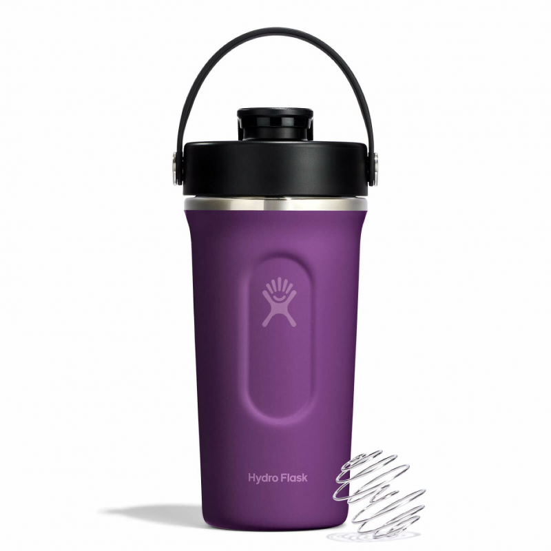 24 oz Insulated Shaker Bottle-Beachplum Purple