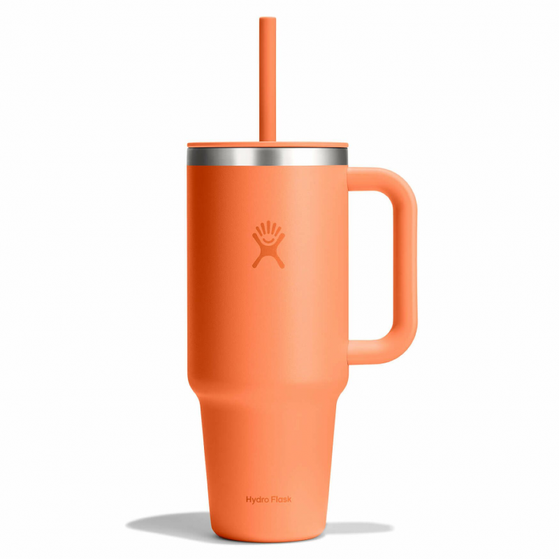40 oz Travel Tumbler-Nectar Orange