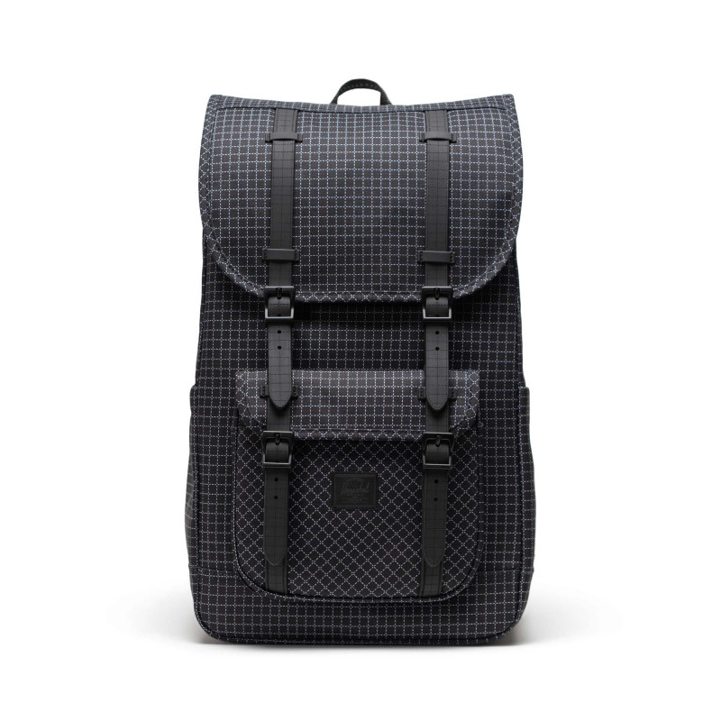 HERSCHEL LITTLE AMERICA BACKPACK-GRID BLACK-30L