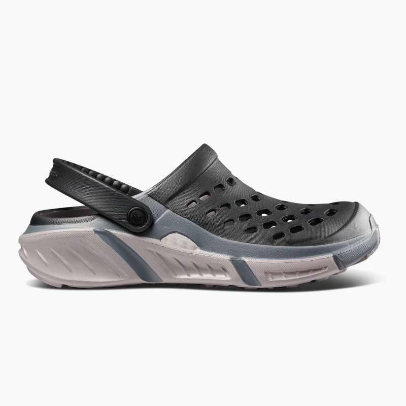 Adult's Trekking Clog Color Block Black/Charcoal