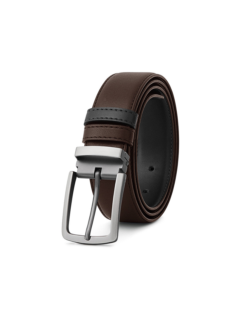 Essential Vegan Leather Belt – Brown