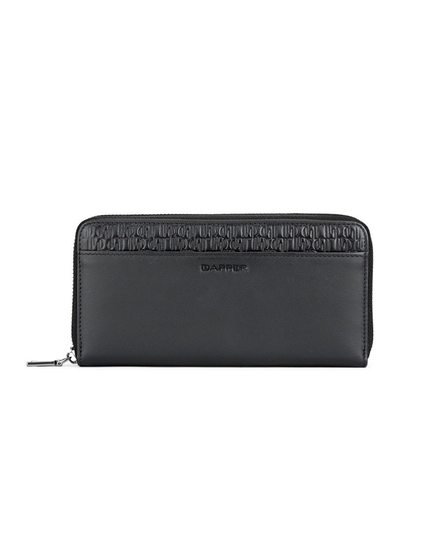 Monogram Accordion Long Wallet - Black