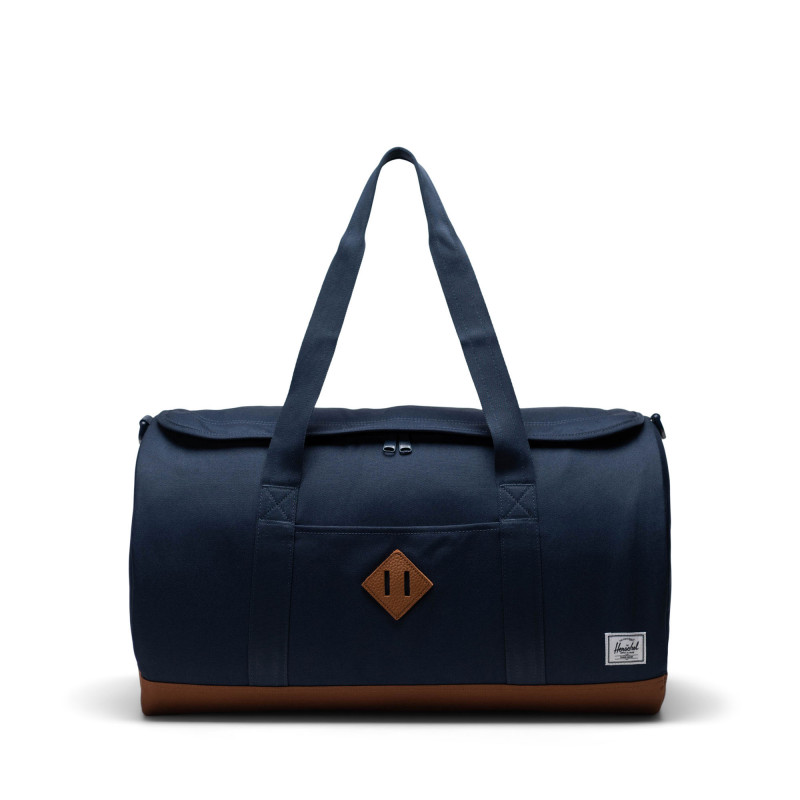 HERSCHEL HERITAGE DUFFLE-NAVY/SADDLE BROWN-40 L