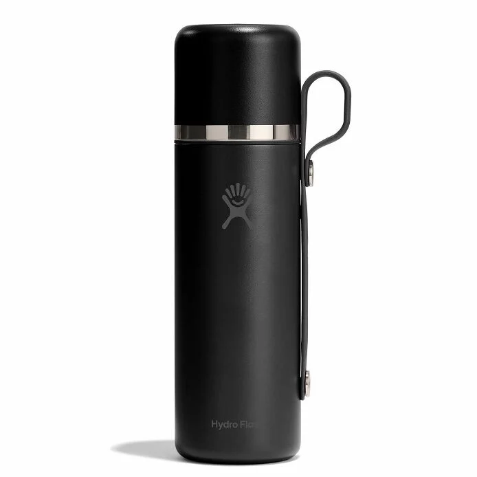 28 oz Hot Flask & Cup - Black
